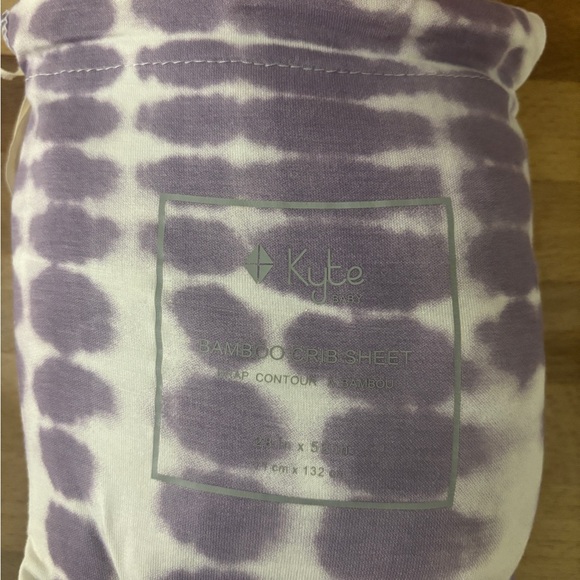 Kyte BABY Other - Kyte BABY purple Tye dye Bamboo Crib Sheet